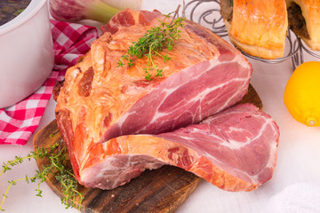 smoked pork chop © Dar1930