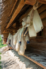 Hutsul clothes in a museum in Uzhgorod