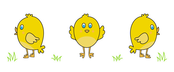 Osterkücken - Comic-Set