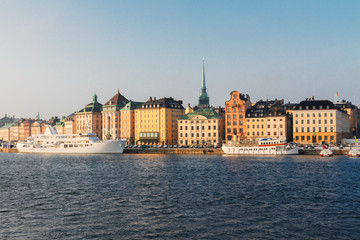 skyline of Stockholm, Sweden