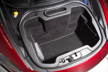 Supercar's front boot space