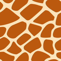 Giraffe Print Seamless Pattern