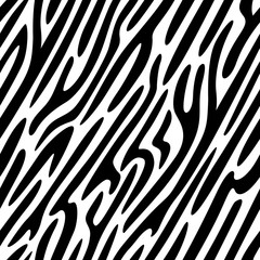 Zebra Stripes Seamless Pattern