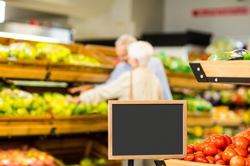 Senior couple doing some shopping together