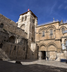 Fototapeta na wymiar Jerusalem; Church of the Holy Sepulchre