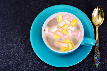 Cocoa with Marshmallows Sweet Food