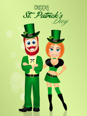 couple for St. Patrick's Day
