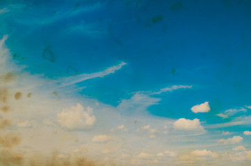 Fototapeta na wymiar vintage sky
