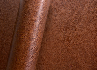 rolled leather surface