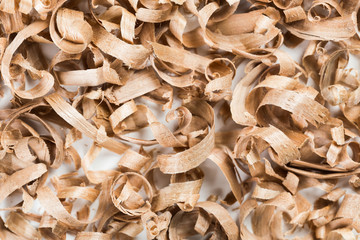 Wood shavings background
