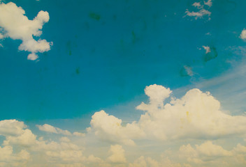 Fototapeta na wymiar Blue sky grunge background