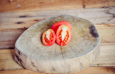 Organic tomatoes for health.