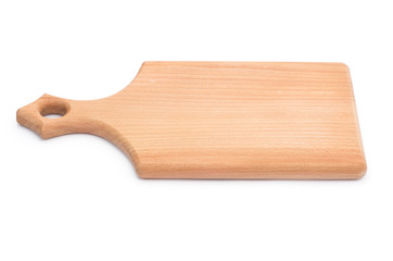 chopping board isolated on white