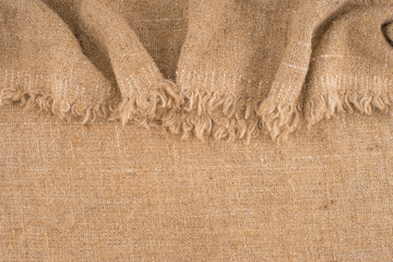 Fototapeta na wymiar sack cloth textured background