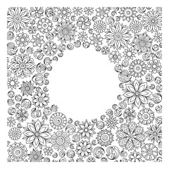 Pattern for coloring book.