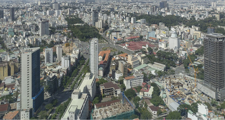 Type on the city of Saigon