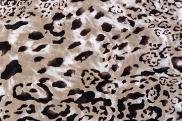 texture of print fabric striped leopard