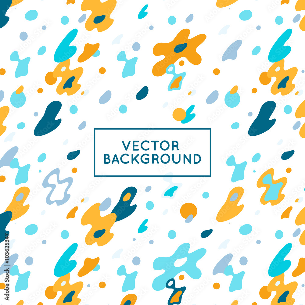 Poster vector decorative abstract background