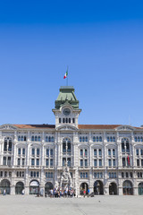 Obraz premium City Hall building (Comune di Triesti) in Trieste, Italy