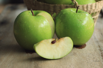 fresh apple green fruit