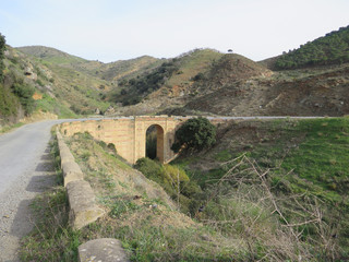 Fototapeta premium Arched road bridge