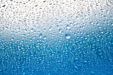 Water drops abstract background