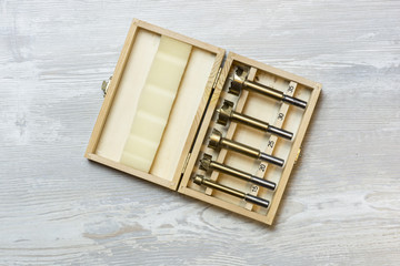 The Forstner drill bits set