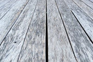 Old White gray wood floor for background texture