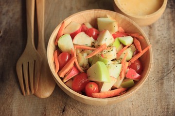 salad fresh apple fruit