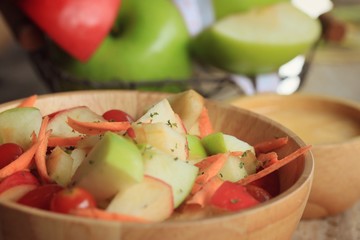 salad fresh apple fruit