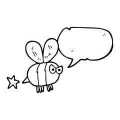 speech bubble cartoon angry bee