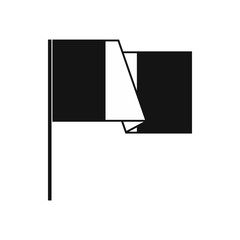 Flag icon, simple style