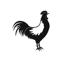 Cock icon, simple style 