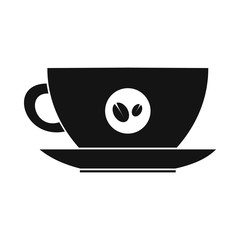 Cup of coffee icon, simple style
