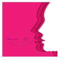 Women day background vector