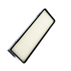 Car filter isolated on white
