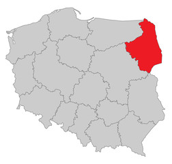 Fototapeta premium Woiwodschaft Podlachien