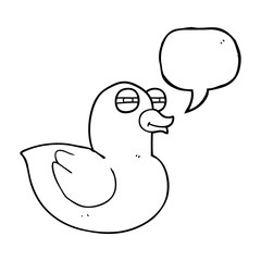 speech bubble cartoon funny rubber duck