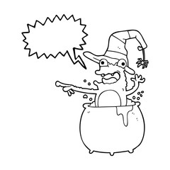 speech bubble cartoon halloween toad