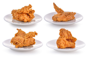 Fried chicken on a plate