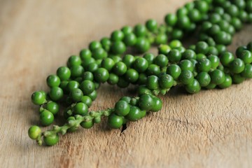 fresh green seed pepper