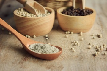 seed pepper and dried