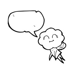speech bubble cartoon magical creature