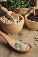 seed pepper and dried