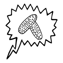speech bubble cartoon coins