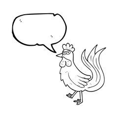 speech bubble cartoon cock