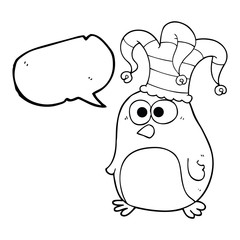 speech bubble cartoon funny bird