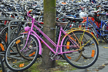 Vélos retro colorés