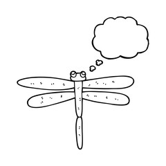 thought bubble cartoon bug