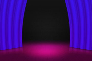Violet Curtain Background